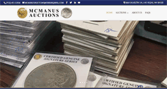 Desktop Screenshot of mcmanusauctions.com